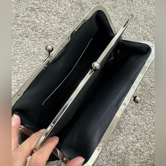 Genuine Deer-hide Leather Handmade Vintage Style Double Kisslock Purse/Crossbody - Picture 14 of 16